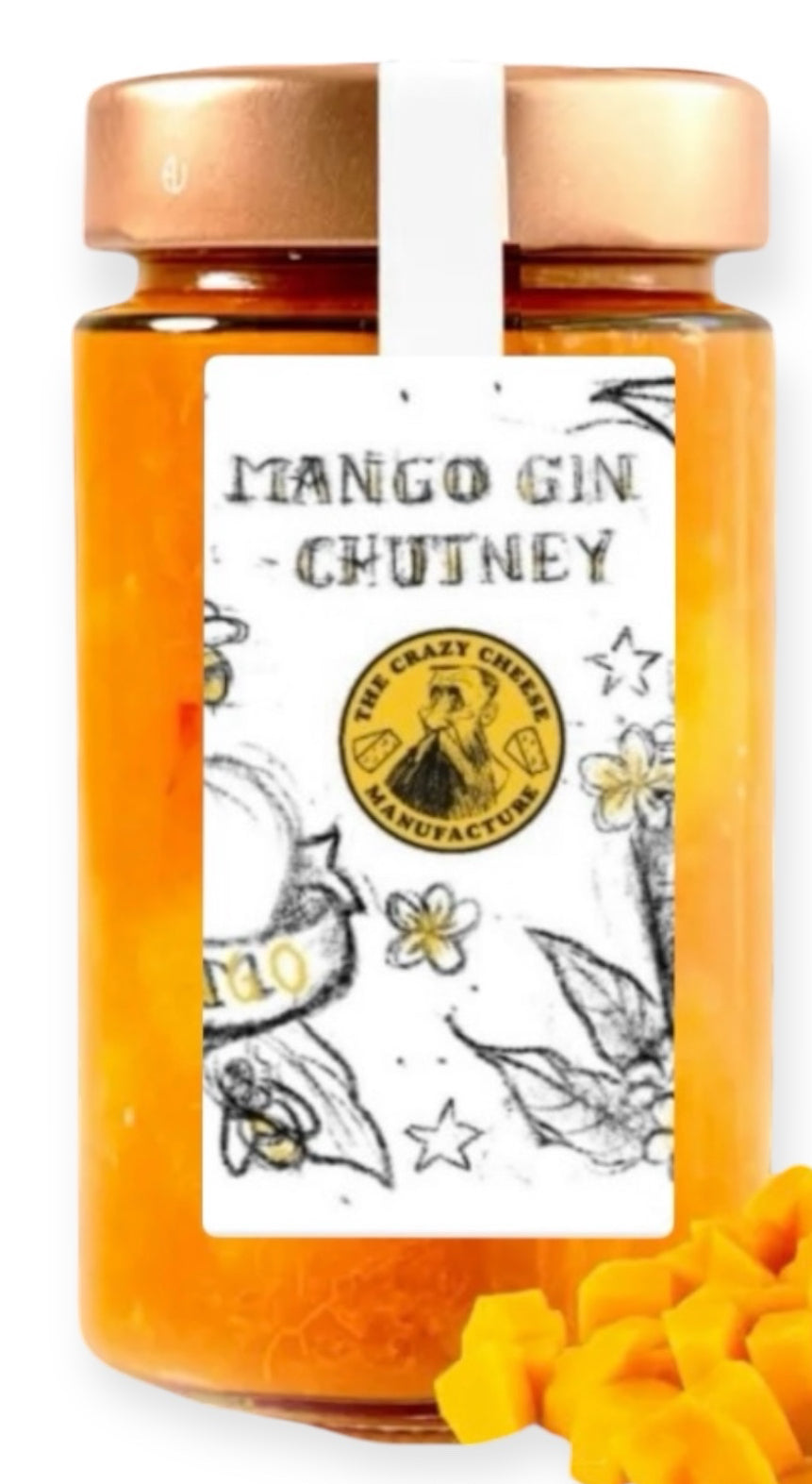Cheesy Love Duo: 400g Brennessel Käselaib + BIO Mango Gin Chutney