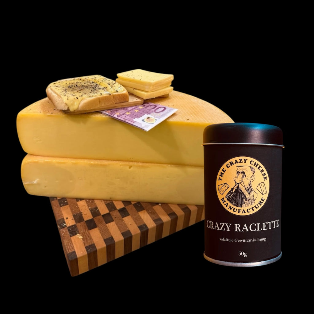 Raclette Set - 500g Raclettekäse + Raclettegewürz