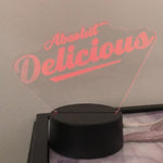 Absolut Delicious Neon-Aufsteller