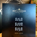 MOËT & CHANDON VINTAGE COLLECTION BOX (2012+2002+2012 Rosé)