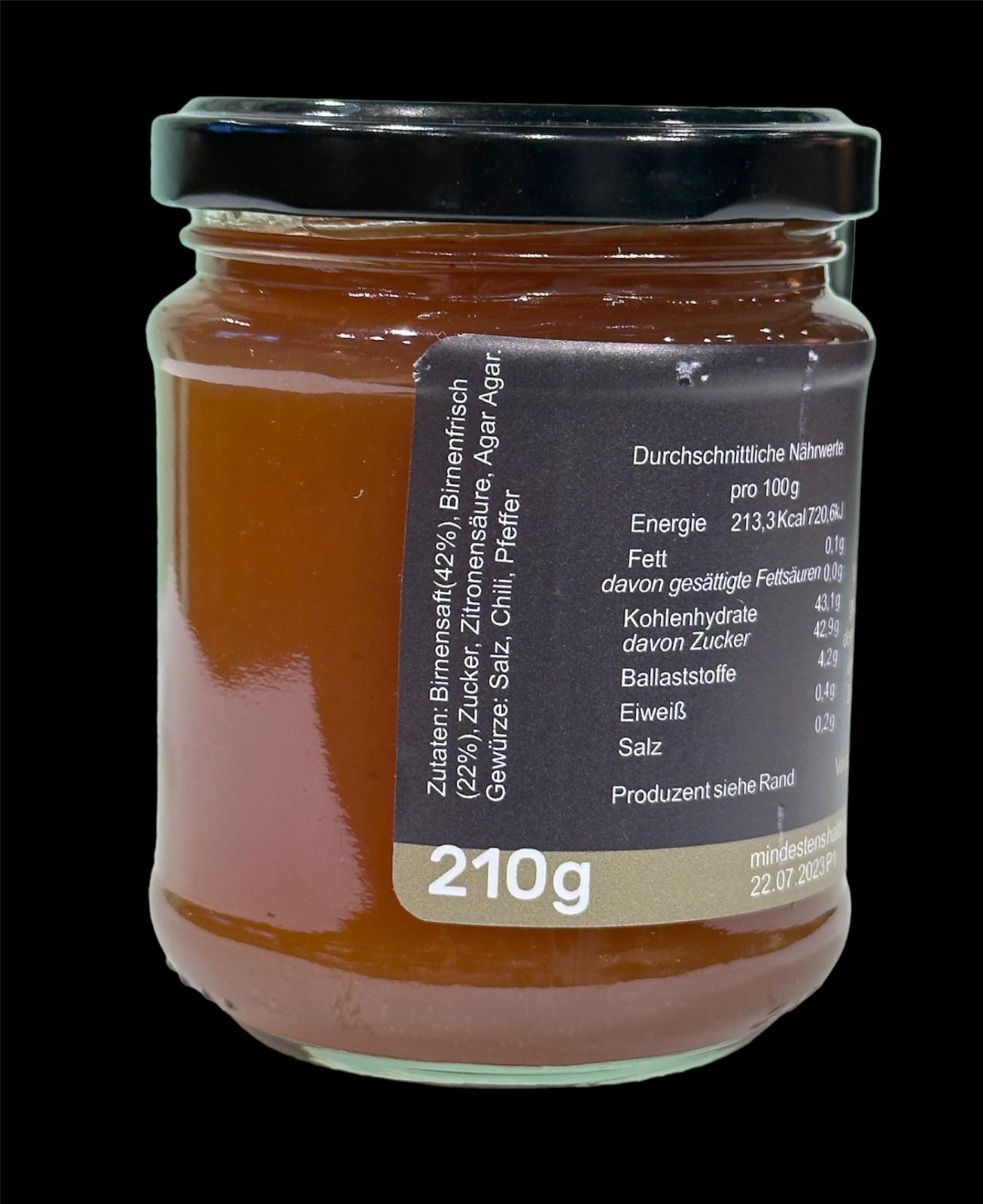 Scharfe Birne Chutney